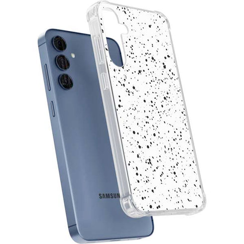 White Speckle Galaxy A55 5G Clear Case