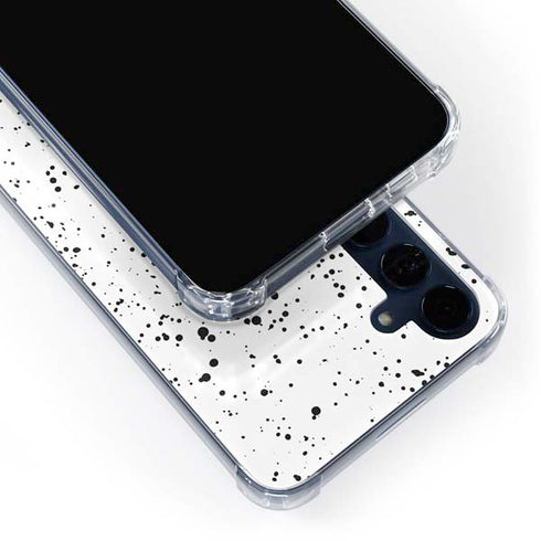 White Speckle Galaxy A55 5G Clear Case
