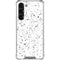 White Speckle Galaxy S24 FE Clear Case