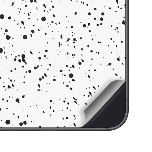 White Speckle Galaxy S24 Skin