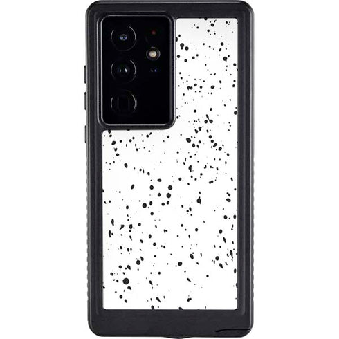White Speckle Galaxy S24 Ultra Waterproof Case
