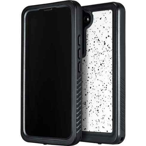 White Speckle Galaxy S24 Waterproof Case