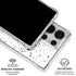 White Speckle Galaxy S25 Ultra Clear Case