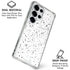 White Speckle Galaxy S25 Ultra Clear Case