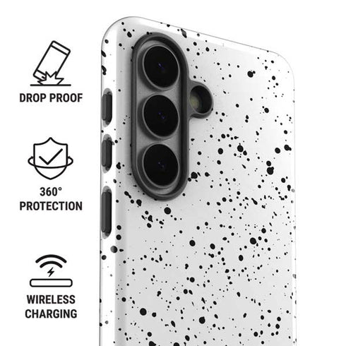 White Speckle Galaxy S26 Plus Impact Case