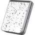White Speckle Galaxy Z Flip6 Skin