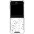 White Speckle Galaxy Z Flip6 Clear Case