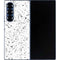 White Speckle Galaxy Z Fold6 Skin