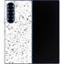 White Speckle Galaxy Z Fold6 Skin