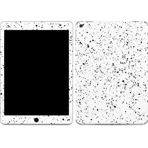 White Speckle iPad Skins