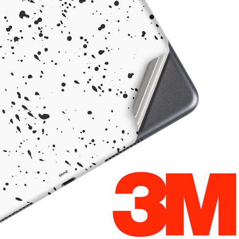 White Speckle iPad Skins