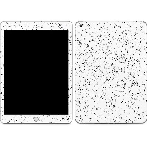 White Speckle Apple iPad Skin