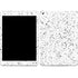 White Speckle Apple iPad Skin