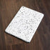 White Speckle Apple iPad Skin