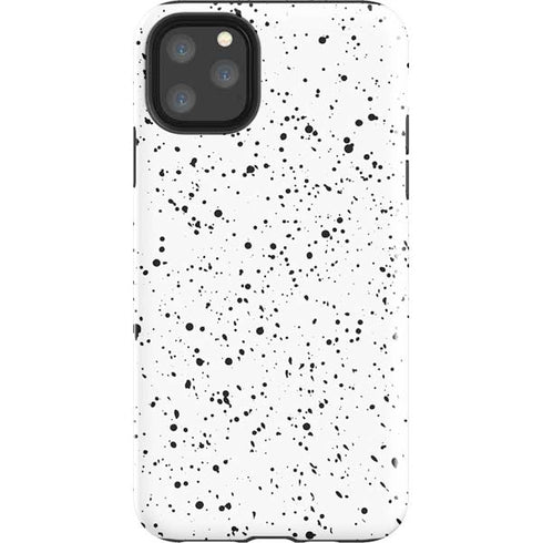 White Speckle iPhone Cases