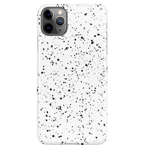 White Speckle iPhone Cases