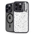 White Speckle iPhone 13 Pro Kickstand Case
