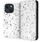 White Speckle iPhone 14 Plus Folio Case