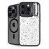 White Speckle iPhone 14 Pro Kickstand Case