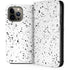 White Speckle iPhone 14 Pro Max Folio Case
