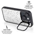 White Speckle iPhone 15 Plus Kickstand Case