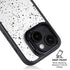 White Speckle iPhone 15 Plus Kickstand Case