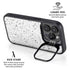 White Speckle iPhone 15 Pro Kickstand Case
