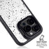White Speckle iPhone 15 Pro Kickstand Case