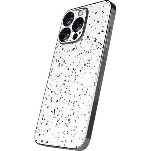 White Speckle iPhone 15 Pro Max Skin