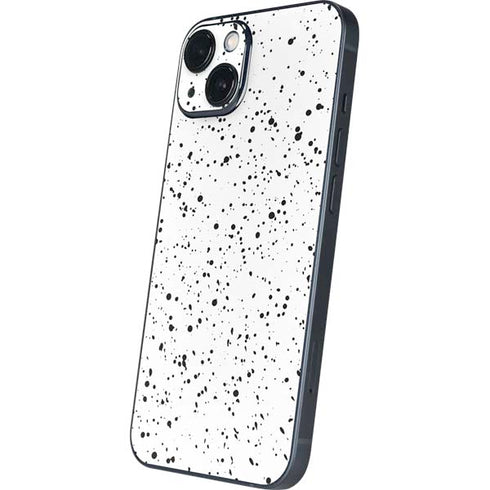 White Speckle iPhone 15 Skin