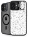 White Speckle iPhone 16 Kickstand Case