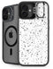 White Speckle iPhone 16 Plus Kickstand Case