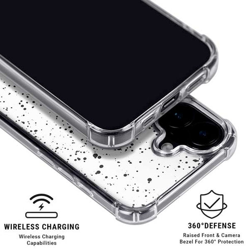 White Speckle iPhone 16 Plus MagSafe Case