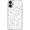 White Speckle iPhone 16 Plus Skin
