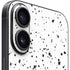 White Speckle iPhone 16 Plus Skin