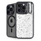 White Speckle iPhone 16 Pro Max Kickstand Case