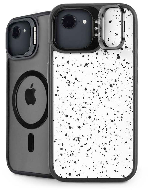 White Speckle iPhone 16e Kickstand Case