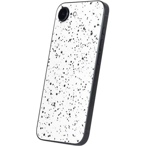 White Speckle iPhone 16e Skin