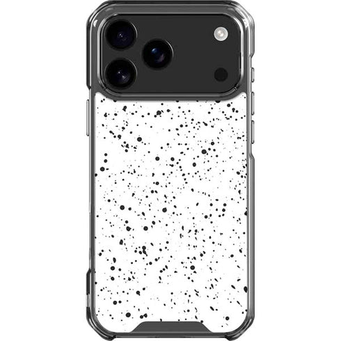White Speckle iPhone 18 Pro Max Clear Case