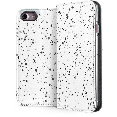 White Speckle iPhone 7 Folio Case