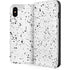 White Speckle iPhone 8 Folio Case