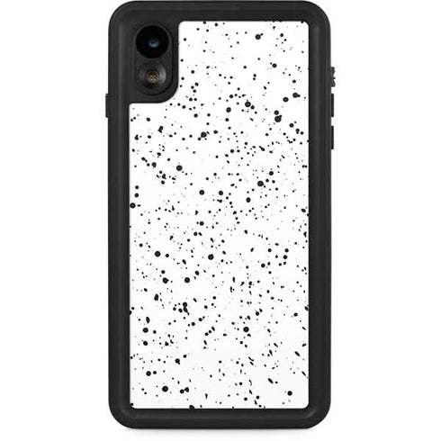 White Speckle iPhone Cases