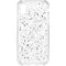 White Speckle iPhone XS Clear Case