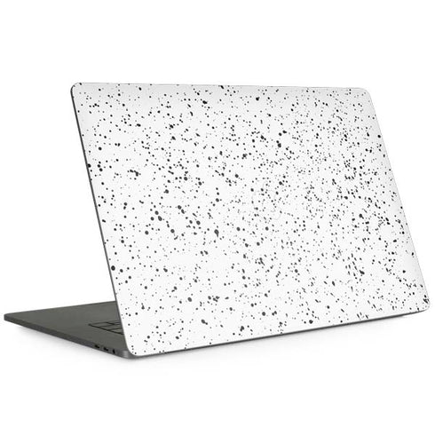 White Speckle MacBook Skins