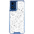 White Speckle Moto G 5G (2024) Clear Case