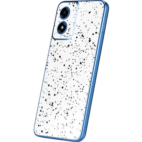 White Speckle Moto G Play 4G (2024) Skin