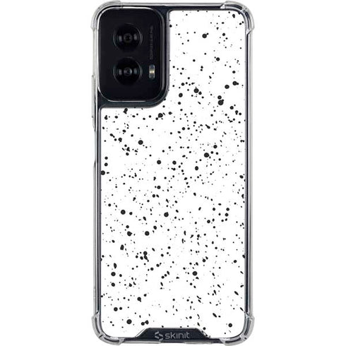 White Speckle Moto G Power 5G (2024) Clear Case