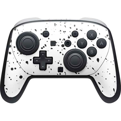 White Speckle Nintendo Skins