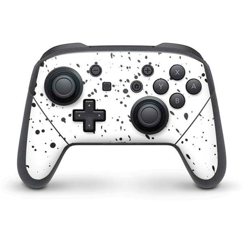 White Speckle Nintendo Skins
