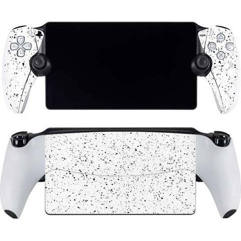 White Speckle PlayStation Portal Remote Player Skin